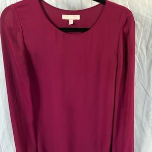 Magenta Banana Republic blouse (S)